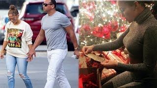 Jennifer Lopez Christmas party Pre-shopping in Miami with beau Alex Rodriguez | HUX