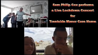 Sam Philip Cox sings Angels for Trentside Manor Care Home 😍🌈