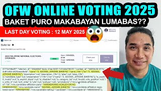 Online Registration for OFW Voters | COMELEC OFW Online Voting issue 2025