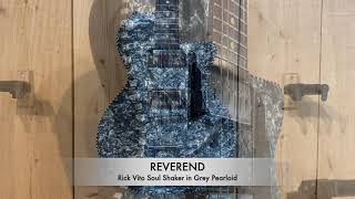 Reverend RVSS-GRPL-E Rick Vito Soul Shaker Electric Guitar - Grey Perloid