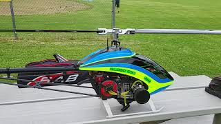 Mikado glogo 700 nitro converted to a gasser on the bench review and cost