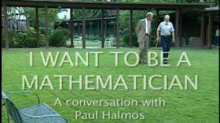 I Want to Be a Mathematician: A conversation with Paul Halmos - trailer