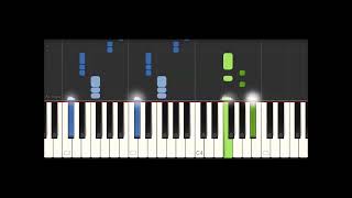 Blur - Song 2 (Piano Solo) Synthesia