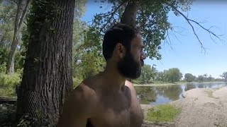 The Secret Swimmin Hole- Follow me across the Missouri River on an adventure to a secret Pond!