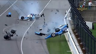 Formula car live accident ||