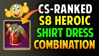 Cs Ranked Season 8 Heroic T-shirt Combination In Free Fire 🔥|| Cs Ranked S8 Heroic Shirt Combination