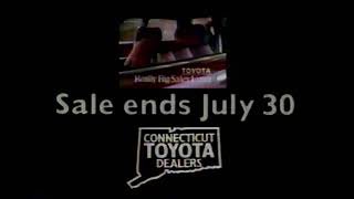 Old Toyota Really Big Sales Event Connecticut Toyota Dealers Ad