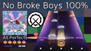 (Optimal Path - All Perfects) Fortnite Festival S12 - "No Broke Boys" Expert Drums 100% FC