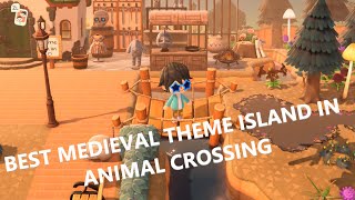 The Best Medieval Theme Island! Let's Visit Boundless Island! Animal Crossing New Horizons
