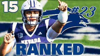 Nevada Gets RANKED for the First Time Since..  | Nevada College Football 26 Ep 15