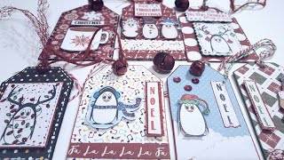 CHRISTMAS TAGS 2017 | HOLIDAY CRAFTS | PAPER CRAFTING
