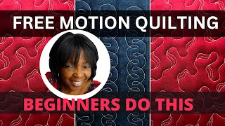Free Motion Quilting Beginners Use the Alphabet