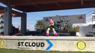 Amy Imdieke's Hoop Dance Performance at Pride