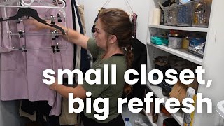 fall closet cleanout + capsule wardrobe refresh 👗🍂 bright winter color palette