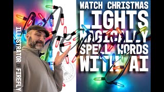 Watch Christmas Lights Magically Spell Words with AI