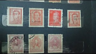 Postage stamps of South American Countries