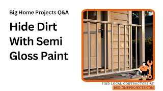 Mid-Tone Semi-Gloss Entry Paints That Hide Dirt