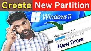 How to Create Partition in Windows 11 | Computer Mein Partition Kaise Banaye