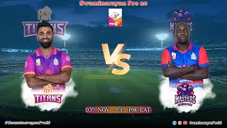 Hari Om Titans vs Play Master Warriors - Match 07 - Swaminarayan Pro20