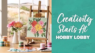 Creativity Starts At Hobby Lobby® | Crafts & DIY