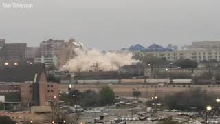 Westchester Plaza imploded, Fort Worth