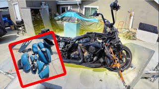 TOOK MY 2024 HARLEY FROM COPART TO LA FOR THIS...