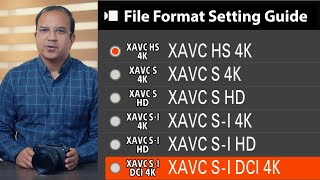 Sony FX3, M4 & M3 BEST File Format, Movie Setting and S&Q Settings - Complete Guide for Filmmakers