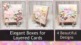 Prima Dulce | Elegant Boxes for Layered Cards | ASC DT Project