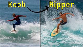 My 3 year Short-Board Progression (surf)