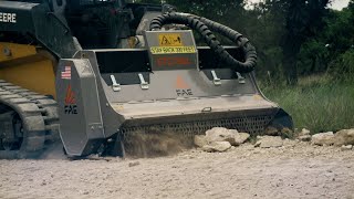 OnSite: Getting it done in Texas with Rotten Apple Services using FAE mulchers and rock crushers!