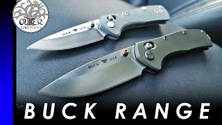 NEW!! Buck Knives Range Folders: Great Lineup, High Quality, Crossbar Lock, Lightweight EDC Knives