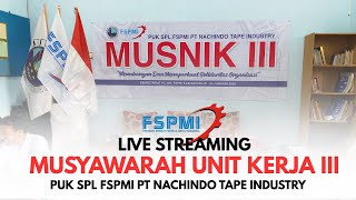 PESAN KETUA PC SPL FSPMI KAB SIDOARJO ,NARWOKO SH PADA MUSNIK III FSPMI NACHINDO