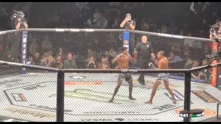 Kevin Holland finishes Cowboy Oliveira @ UFC 272 - LIVE Crowd Reaction