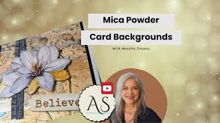 😲✨Craft Hack | Mica Powder +Paper Towel = WOW!