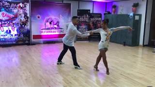FRANCES NIEVE &  JAN CARLOS SALSA SHOW AT UNIFIED O2 SOCIAL 2019