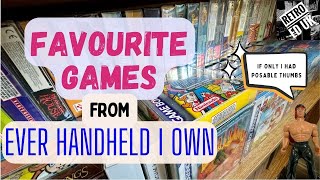 Favourite VIDEO GAMES For EVERY HANDHELD I Own