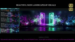 173. Beautiful Neon Landscapes - 09 Visuals