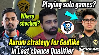 Coach reply on Jonathan playing solo game 😲 Aurum strategy for last chance qualifier 😳