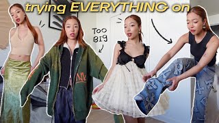 TRYING ON ALL MY CLOTHES (extreme closet cleanout)