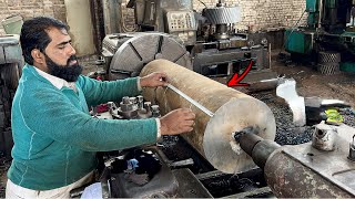 Giant Gear Shaft manufacturing and temper process# Amazing factory 