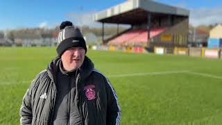 Murdo has his say on today’s match at Auchinleck with Graham Morgan 