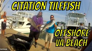 VA Beach Tilefish Charter (Stange & Crew killed it!)