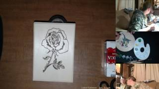 The Dragon's Den  #wood #woodburning #building #painting  (Part 5)