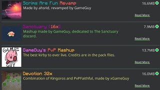 some texture packs I made lmao