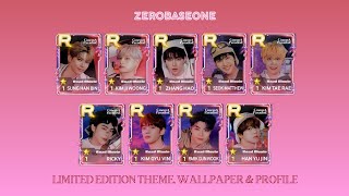 [SuperStar WAKEONE] Pull ZEROBASEONE 'Road Movie' Limited Theme Card Full Prism & BG & PFP Event