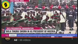 LIVE VIDEO: TINUBU INAUGURATION MILITARY PARADE AT EAGLE SQUARE ABUJA