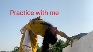 Backbend practice everyday#weightloss #yoga #flexibility #bellyfat #health #practice