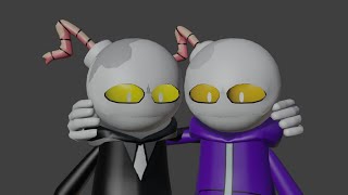 In the Funkin end (In the end, Linkin park. FNF Vs Whittscare animation.)