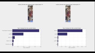 Gymnast sequence of the VOT 2013 Dataset, altered to be of class banana