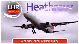 ✈️ Quickshot! Turkish A330 Go-Around | Heathrow Airport